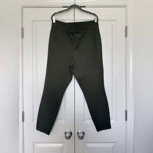 LOFT Ponte Leggings Army Green Size 18 NWT